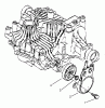 Toro 72110 (270-H) - 270-H Lawn and Garden Tractor, 1998 (8900600-8999999) Pièces détachées BRAKE