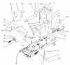 Toro 72116 (270-HE) - 270-HE Lawn and Garden Tractor, 2003 (230000001-230999999) Listas de piezas de repuesto y dibujos HOODSTAND AND FIREWALL ASSEMBLY