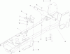 Toro 72200 (410) - 410 Garden Tractor, 2005 (250000001-250999999) Listas de piezas de repuesto y dibujos FRAME ASSEMBLY
