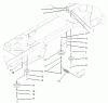 Toro 72200 (410) - 410 Garden Tractor, 2005 (250000001-250999999) Listas de piezas de repuesto y dibujos HYDRO DRIVE ASSEMBLY