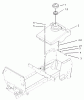 Toro 72200 (416XT) - 416XT Garden Tractor, 2003 (230000001-230999999) Listas de piezas de repuesto y dibujos FUEL TANK ASSEMBLY