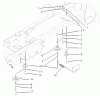 Toro 72200 (416XT) - 416XT Garden Tractor, 2003 (230000001-230999999) Listas de piezas de repuesto y dibujos HYDRO DRIVE ASSEMBLY