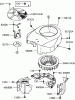 Toro 72201 (417XT) - 417XT Garden Tractor, 2004 (240000001-240999999) Listas de piezas de repuesto y dibujos COOLING EQUIPMENT ASSEMBLY KAWASAKI FH541V-BS04