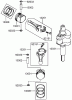 Toro 72201 (417XT) - 417XT Garden Tractor, 2004 (240000001-240999999) Spareparts PISTON/CRANKSHAFT ASSEMBLY KAWASAKI FH541V-BS04