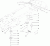 Toro 72201 (420) - 420 Garden Tractor, 2005 (250000001-250999999) Listas de piezas de repuesto y dibujos HYDRO DRIVE ASSEMBLY