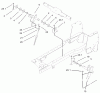 Toro 72202 (419XT) - 419XT Garden Tractor, 2004 (240000001-240999999) Listas de piezas de repuesto y dibujos MANUAL LIFT LEVER ASSEMBLY