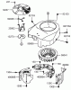 Toro 72211 (420) - 420 Garden Tractor, 2005 (250000001-250999999) Listas de piezas de repuesto y dibujos COOLING EQUIPMENT ASSEMBLY KAWASAKI FH541V-DS04