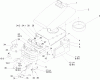 Toro 72211 (420) - 420 Garden Tractor, 2005 (250000001-250999999) Listas de piezas de repuesto y dibujos HOOD AND GRILL ASSEMBLY