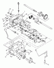 Toro 73320 (310-8) - 310-8 Garden Tractor, 1993 (3900001-3999999) Listas de piezas de repuesto y dibujos TRANSMISSION 8-SPEED #1