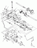 Toro 73362 (312-8) - 312-8 Garden Tractor, 1994 (4900001-4999999) Listas de piezas de repuesto y dibujos TRANSMISSION 8-SPEED #1