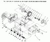 Toro 73363 (312-8) - 312-8 Garden Tractor, 1996 (6900001-6999999) Spareparts TRANSMISSION 8-SPEED 4 PINION #2