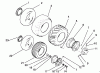 Toro 73380 (312-8) - 312-8 Garden Tractor, 1993 (3900001-3999999) Spareparts WHEELS AND TIRES