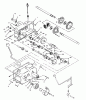 Toro 73400 (314-8) - 314-8 Garden Tractor, 1996 (SN 6900001-6999999) Listas de piezas de repuesto y dibujos TRANSMISSION 8-SPEED #1