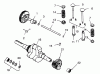 Toro 73401 (314-H) - 314-H Garden Tractor, 1993 (3900001-3999999) Listas de piezas de repuesto y dibujos CAMSHAFT, CRANKSHAFT AND VALVES