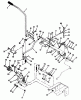 Toro 73401 (314-H) - 314-H Garden Tractor, 1993 (3900001-3999999) Listas de piezas de repuesto y dibujos CLUTCH, BRAKE MOTION CONTROL LINKAGE