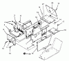 Toro 73401 (314-H) - 314-H Garden Tractor, 1993 (3900001-3999999) Listas de piezas de repuesto y dibujos HOOD STAND AND SUPPORTS