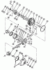Toro 73401 (314-H) - 314-H Garden Tractor, 1993 (3900001-3999999) Listas de piezas de repuesto y dibujos HYDRAULIC PUMP AND MOTOR