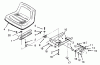 Toro 73401 (314-H) - 314-H Garden Tractor, 1993 (3900001-3999999) Spareparts SEAT
