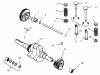 Toro 73401 (314-H) - 314-H Garden Tractor, 1995 (5900001-5900260) Listas de piezas de repuesto y dibujos CAMSHAFT, CRANKSHAFT AND VALVES