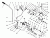Toro 73401 (314-H) - 314-H Garden Tractor, 1995 (5900001-5900260) Listas de piezas de repuesto y dibujos CLUTCH, BRAKE MOTION CONTROL LINKAGE