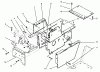 Toro 73401 (314-H) - 314-H Garden Tractor, 1995 (5900001-5900260) Listas de piezas de repuesto y dibujos HOOD STAND AND SUPPORTS