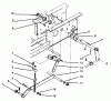 Toro 73401 (314-H) - 314-H Garden Tractor, 1996 (6900001-6999999) Listas de piezas de repuesto y dibujos HYDROSTATIC LIFT LINKAGE