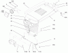 Toro 73403 (314-H) - 314-H Garden Tractor, 1996 (6900001-6999999) Listas de piezas de repuesto y dibujos HOOD AND GRILLE