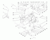 Toro 73403 (314-H) - 314-H Garden Tractor, 1997 (7900001-7999999) Listas de piezas de repuesto y dibujos HYDRO CONTROLS, BRAKE SYSTEM