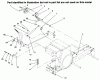 Toro 73422 (416-8) - 416-8 Garden Tractor, 1996 (6900001-6999999) Listas de piezas de repuesto y dibujos BRAKE