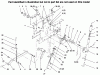 Toro 73422 (416-8) - 416-8 Garden Tractor, 1996 (6900001-6999999) Spareparts MANUAL LIFT SYSTEM