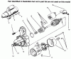 Toro 73422 (416-8) - 416-8 Garden Tractor, 1996 (6900001-6999999) Listas de piezas de repuesto y dibujos STARTER