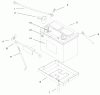 Toro 73423 (416-H) - 416-H Garden Tractor, 1997 (7900001-7999999) Spareparts BATTERY ASSEMBLY