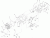 Toro 73423 (416-H) - 416-H Garden Tractor, 1997 (7900001-7999999) Spareparts HYDROSTATIC TRANSMISSION #2