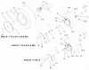 Toro 73423 (416-H) - 416-H Garden Tractor, 1997 (7900001-7999999) Spareparts WHEEL ASSEMBLIES