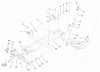 Toro 73428 (312-8) - 312-8 Garden Tractor, 1998 (8900001-8900499) Listas de piezas de repuesto y dibujos FRAME AXLE AND STEERING SYSTEM