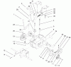 Toro 73449 (314-8) - 314-8 Garden Tractor, 2000 (200000001-200999999) Listas de piezas de repuesto y dibujos TRANSAXLE ASSEMBLY