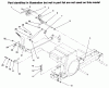 Toro 73441 (416-8) - 416-8 Garden Tractor, 1996 (69000001-69999999) Listas de piezas de repuesto y dibujos BRAKE