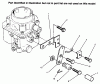 Toro 73441 (416-8) - 416-8 Garden Tractor, 1996 (69000001-69999999) Listas de piezas de repuesto y dibujos CHOKE CONTROL
