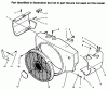 Toro 73441 (416-8) - 416-8 Garden Tractor, 1996 (69000001-69999999) Listas de piezas de repuesto y dibujos ENGINE HOUSING