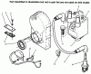 Toro 73441 (416-8) - 416-8 Garden Tractor, 1996 (69000001-69999999) Listas de piezas de repuesto y dibujos IGNITION ELECTRONICS