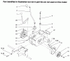 Toro 73441 (416-8) - 416-8 Garden Tractor, 1996 (69000001-69999999) Listas de piezas de repuesto y dibujos TRANSMISSION