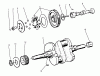 Toro 73441 (416-8) - 416-8 Garden Tractor, 1997 (7900001-7999999) Listas de piezas de repuesto y dibujos CAM & CRANKSHAFTS