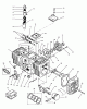 Toro 73441 (416-8) - 416-8 Garden Tractor, 1997 (7900001-7999999) Listas de piezas de repuesto y dibujos ENGINE CYLINDER BLOCK