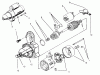 Toro 73441 (416-8) - 416-8 Garden Tractor, 1997 (7900001-7999999) Listas de piezas de repuesto y dibujos STARTER