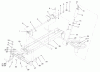 Toro 73448 (314-8) - 314-8 Garden Tractor, 1998 (8900001-8900499) Listas de piezas de repuesto y dibujos FRAME AXLE AND STEERING SYSTEM