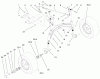 Toro 73541 (520xi) - 520xi Garden Tractor, 1998 (8900001-8999999) Listas de piezas de repuesto y dibujos TIE RODS, SPINDLE & FRONT AXLE ASSEMBLY