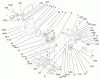 Toro 73471 (518xi) - 518xi Garden Tractor, 2000 (000000001-000999999) Listas de piezas de repuesto y dibujos AIR COOLED ENGINE ASSEMBLY