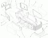 Toro 73471 (518xi) - 518xi Garden Tractor, 2000 (000000001-000999999) Listas de piezas de repuesto y dibujos GRILLE & SIDE PANELS ASSEMBLY