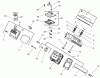 Toro 73570 (520xi) - 520xi Garden Tractor, 1999 (9900001-9999999) Listas de piezas de repuesto y dibujos GROUP 4-HEAD/VALVE/BREATHER (MODEL 73471 ONLY)