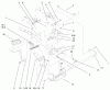 Toro 73471 (518xi) - 518xi Garden Tractor, 2000 (000000001-000999999) Listas de piezas de repuesto y dibujos HYDRO CONTROLS ASSEMBLY